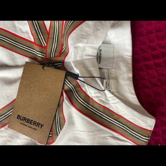 NWT Burberry Leona bow tshirt 6yr - Picture 5 of 6